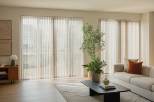 Custom vertical blinds