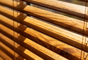 wooden blinds