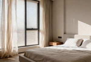 blinds with curtains